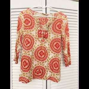 Calypso St. Barth patterned top